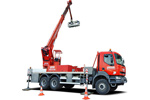 Lorry mounts with operator